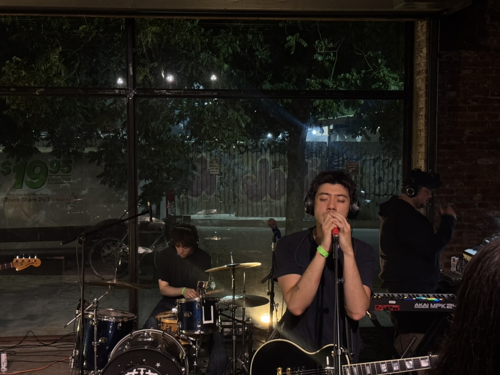 james ivy performing at erf studios in brooklyn